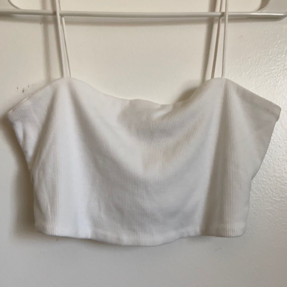 SHEIN white cropped cami top